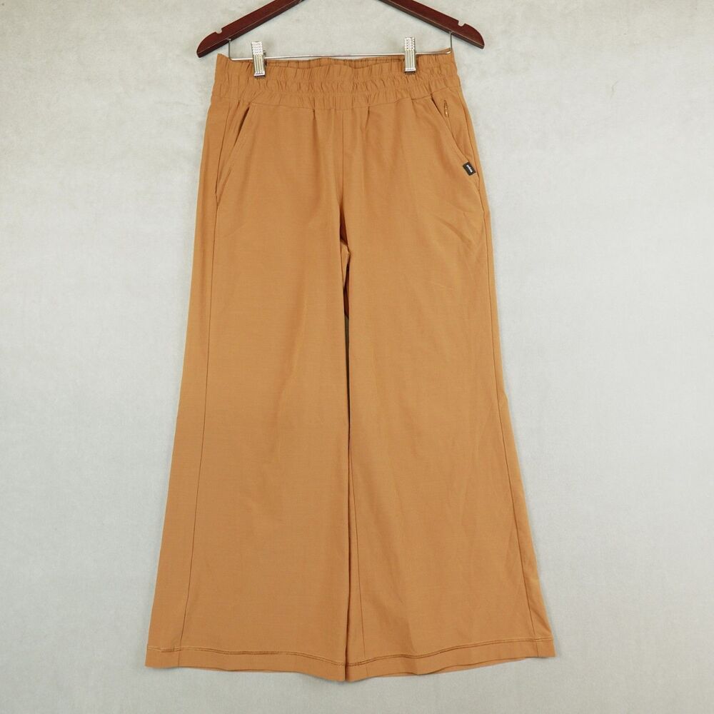 Prana Railay Wide Leg Lightweight Stretch Pant Womens Small Pockets High Rise
